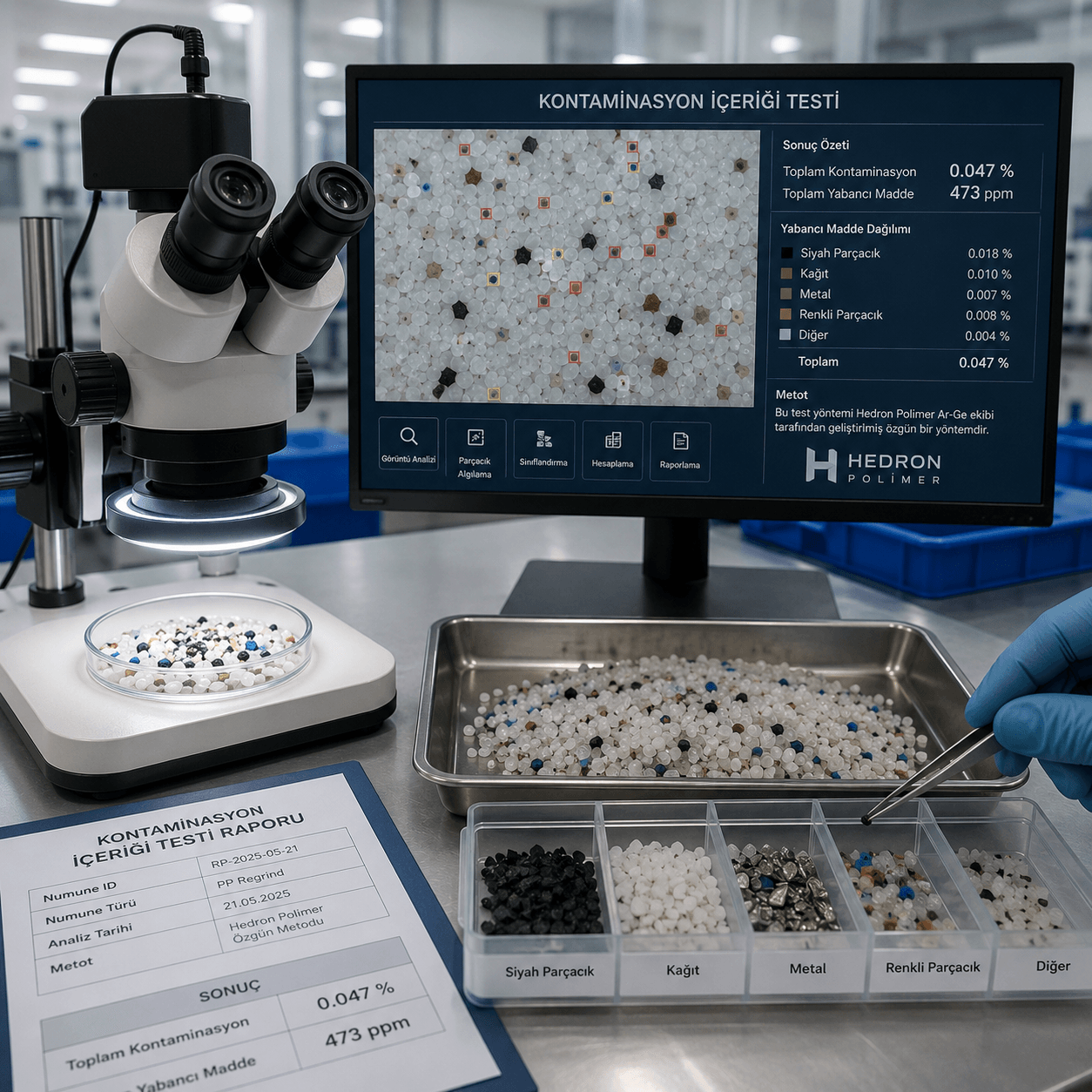 Kontaminasyon İçeriği Testi